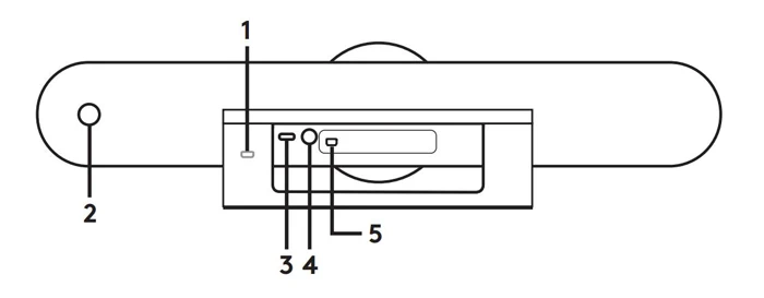 các bộ phận của Camera Logitech MeetUp