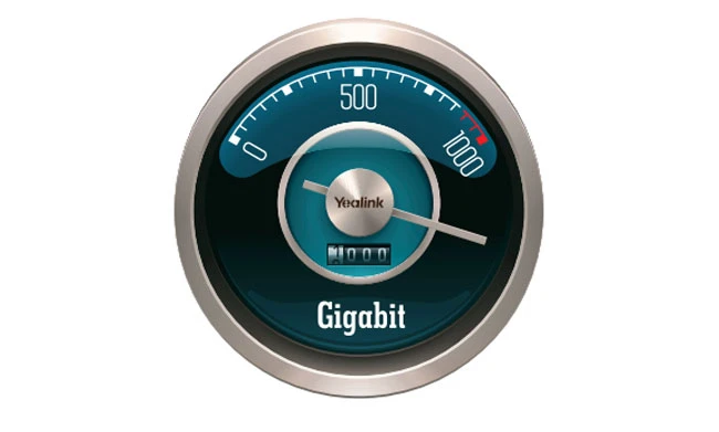 Các sản phẩm SIP-T48G, SIP-T46G và SIP-T42G được trang bị cổng kép Gigabit Ethernet cho kết nối nâng cao