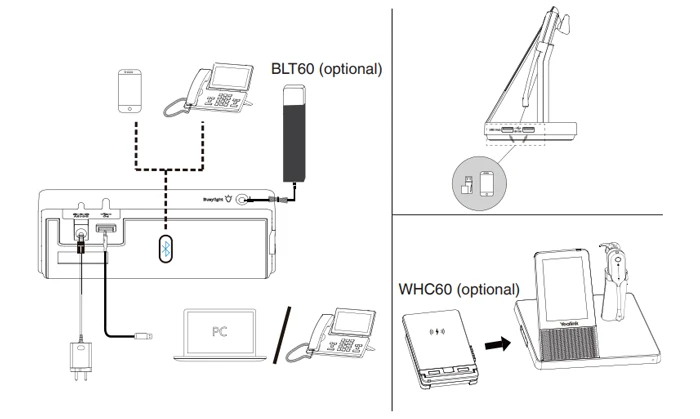 Cách kết nối tai nghe WH67