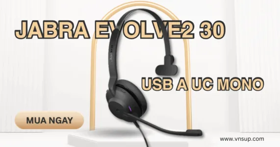 Jabra Evolve2 30 USB A UC Mono