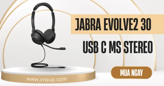 Jabra Evolve2 30 USB C MS Stereo
