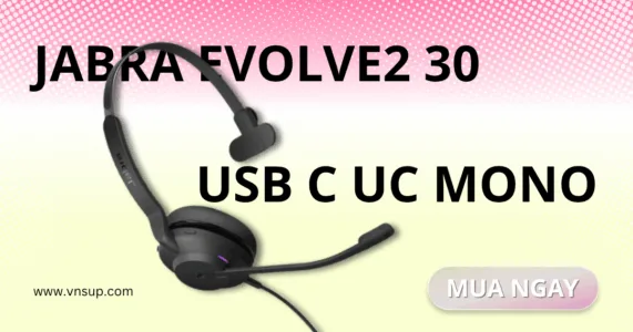 Jabra Evolve2 30 USB C UC Mono –
