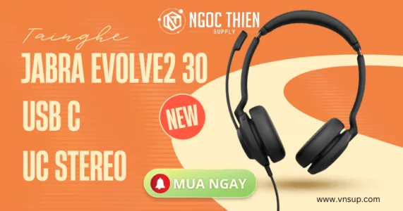 Jabra Evolve2 30 USB C UC Stereo