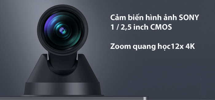 MAXHUB UC P20 - Camera PTZ UC Pro 4K 60fps, Zoom quang học 12x
