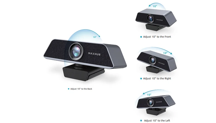 Thoải mái điều chỉnh Camera với góc xoay lên đến 360 độ