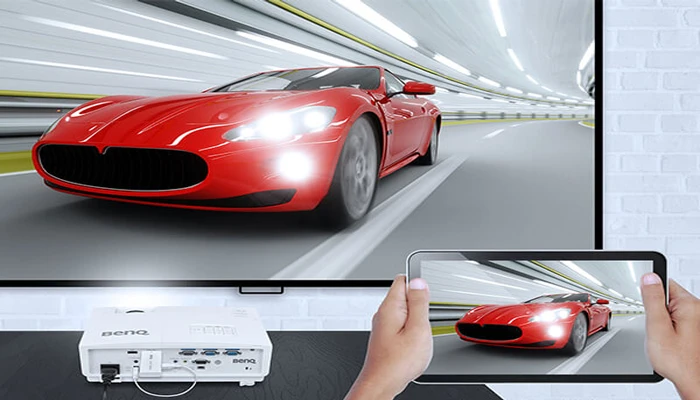 BenQ QCast Mirror cho phép hiển thị mọi bài thuyết trình, hình ảnh, tài liệu hoặc video Full HD trên thiết bị di động