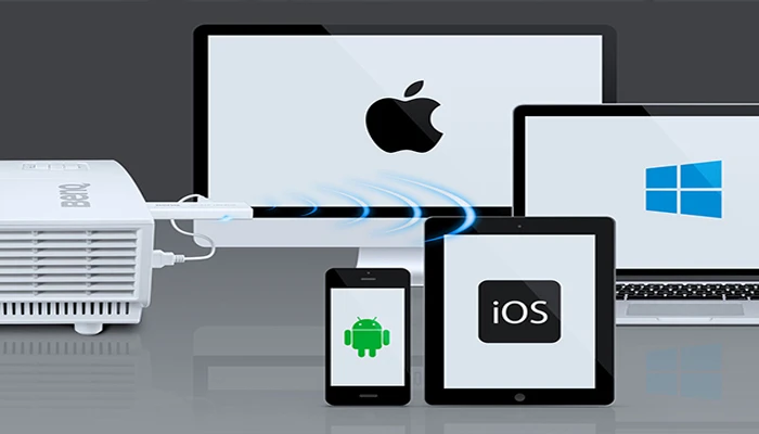 BenQ QCast Mirror cho phép hiển thị mọi bài thuyết trình, hình ảnh, tài liệu hoặc video Full HD trên thiết bị di động