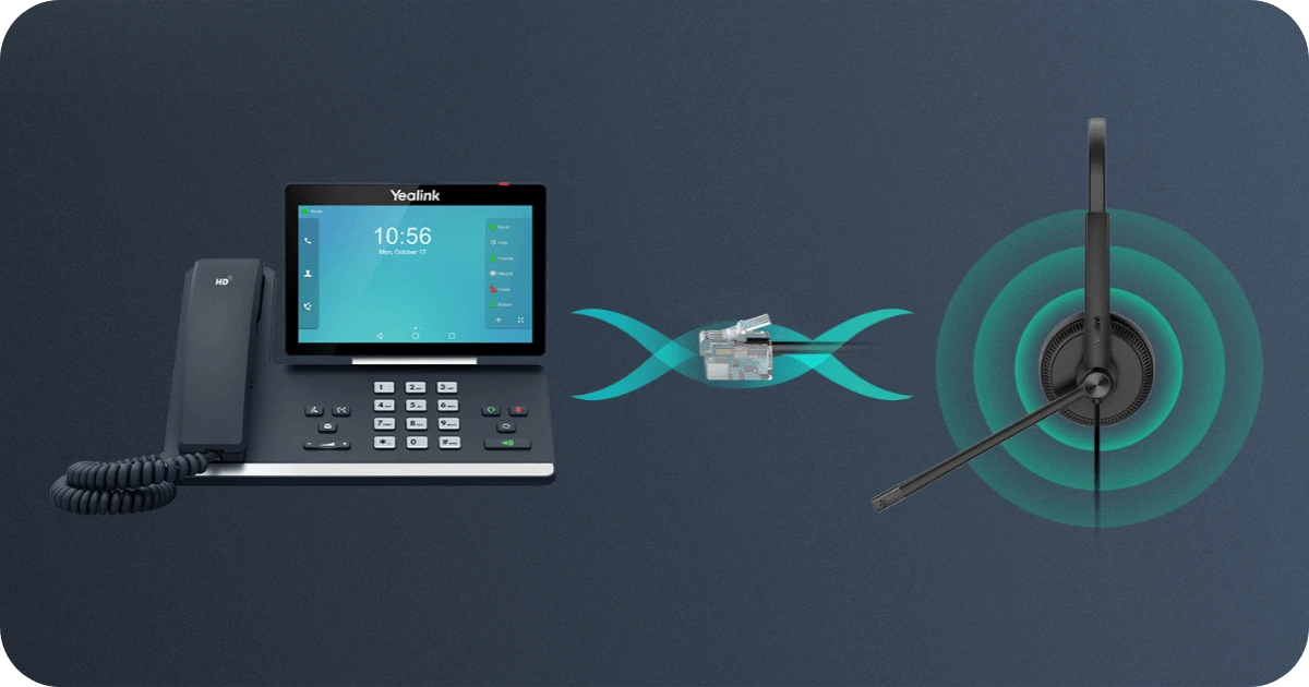 Tương thích hoàn hảo với điện thoại IP Yealink
