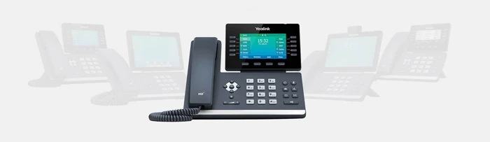 SIP-T54W trang bị màn hình màu LCD 4,3 inch, cho phép dễ dàng tùy chỉnh góc xem