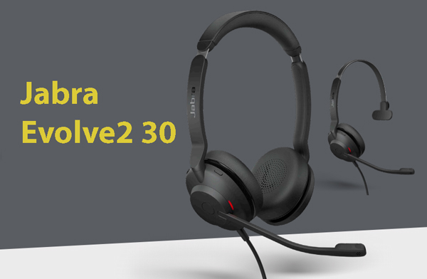 Jabra Evolve2 30 USB A MS Stereo headset