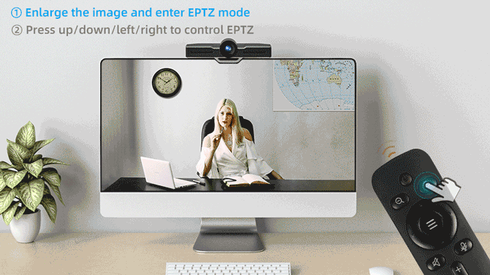 Công nghệ EPTZ với khả năng thu phóng cao gấp 3 lần