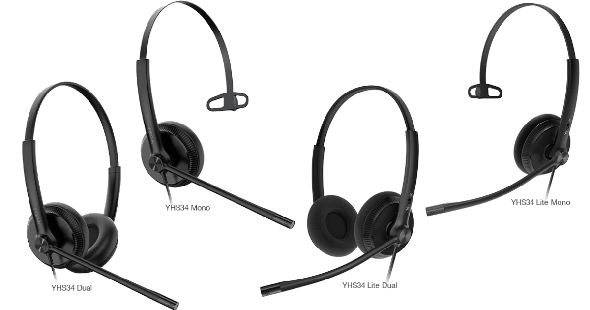 Tai nghe Yealink YHS34 và YHS34 Lite