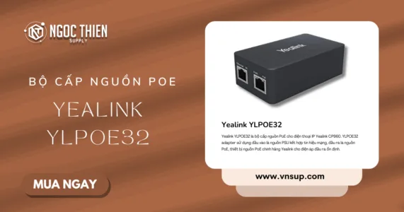 Bộ cấp nguồn POE - Yealink YLPOE32