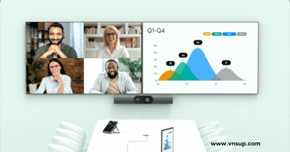 Yealink MeetingBar A30 For Zoom - Webcam hội nghị 2025 Chia sẻ nội dung và bảng trắng tương tác
