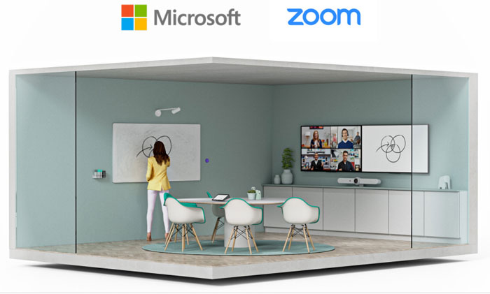 Microsoft Teams Rooms và Zoom Rooms