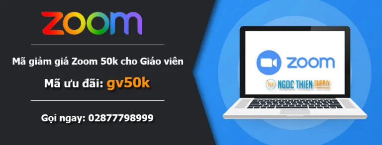 Mã giảm giá Zoom 50k cho Giáo viên
