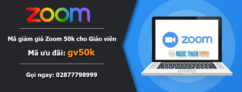 Mã giảm giá Zoom 50k cho Giáo viên
