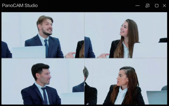 Maxhub UC M30 cung cấp 6 bố cục video khác nhau phù hợp