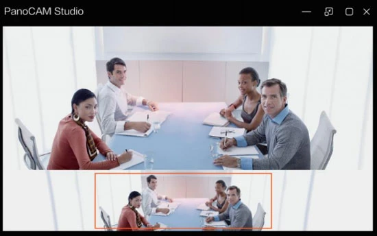 Vừa có thể quan sát toàn bộ căn phòng vừa có thể tập trung vào tất cả người tham dự.