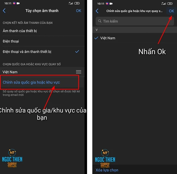 Tùy chọn bật hoặc tắt các chế độ lặp lại, sử dụng ID cuộc họp cá nhân