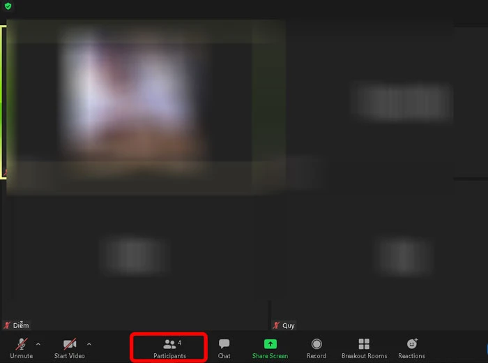 Cách đổi tên trên Zoom khi đang họp/ học trên máy tính