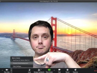 Cài đặt hình nền ảo - Virtual Background trên Zoom