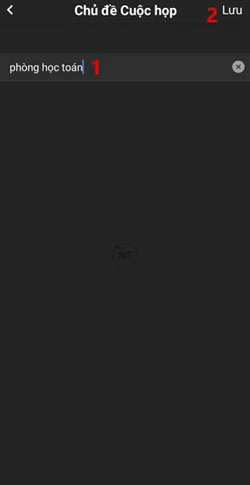 Cách đổi tên phòng học/ họp trực tuyến Zoom trên điện thoại