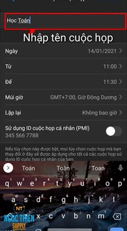 2. Cách đặt lịch cuộc họp trên Zoom trên điện thoại