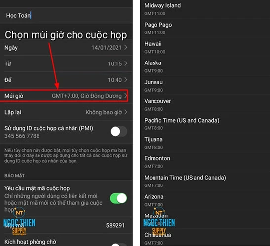 Cách đặt lịch cuộc họp trên Zoom trên điện thoại