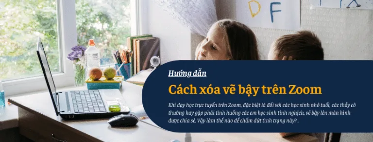 Cách xóa vẽ bậy trên Zoom