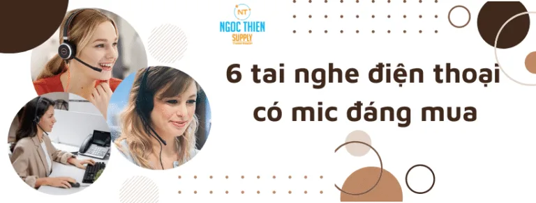 6 tai nghe điện thoại có mic đáng mua