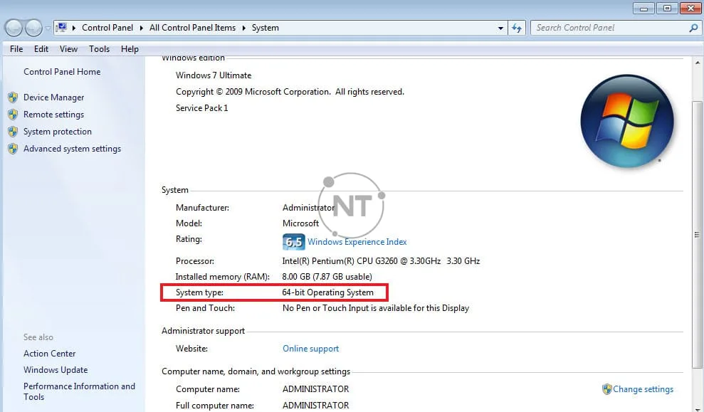 Cách xác định máy tính chạy hệ điều hành Windows của bạn là 64 bit hay 32 bit