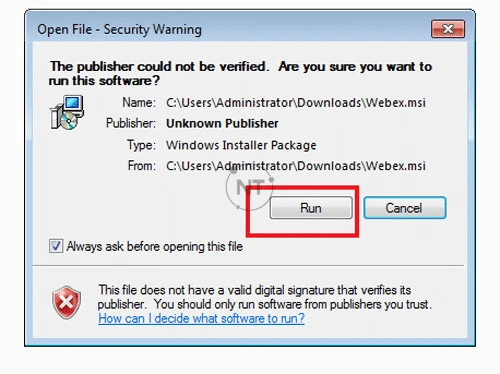 Hướng dẫn tải và cài đặt webex về máy tính Windows