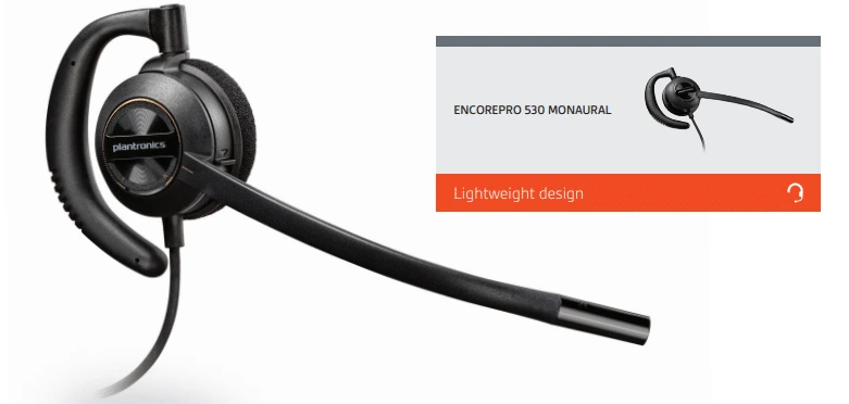 tai nghe điện thoại có mic Plantronics EncorePro HW530