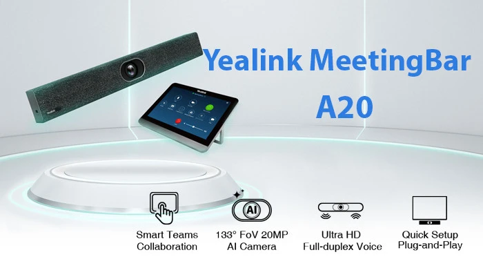 Webcam họp trực tuyến giá rẻ Yealink MeetingBar A20