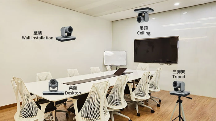 Sơ đồ bố trí Webcam họp trực tuyến giá rẻ Oneking H1-L1M-4K