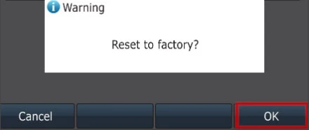 Cách Reset điện thoại Yealink về cài đặt gốc