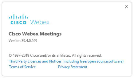 Cách xác định số phiên bản trên Cách xác định số phiên bản trên Webex MeetingsWebex Meetings