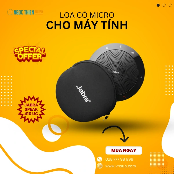 Loa có micro cho máy tính Jabra Speak 410 UC