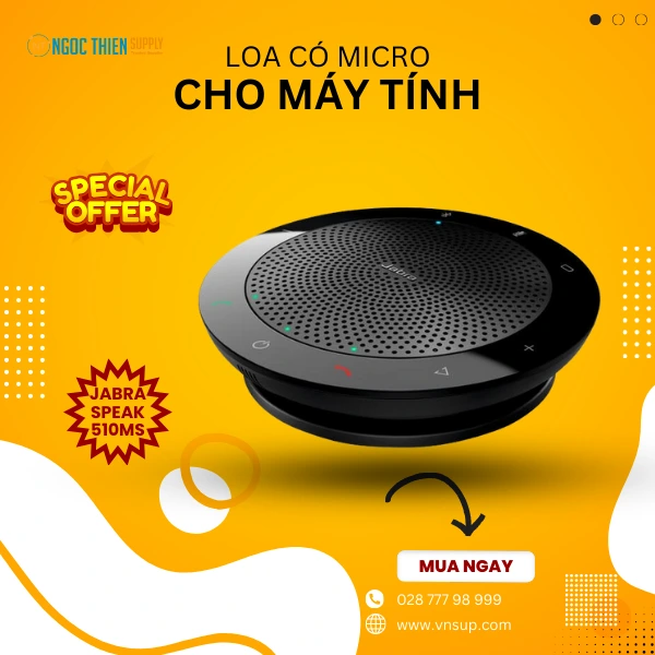 Loa có micro cho máy tính Jabra Speak 510 MS