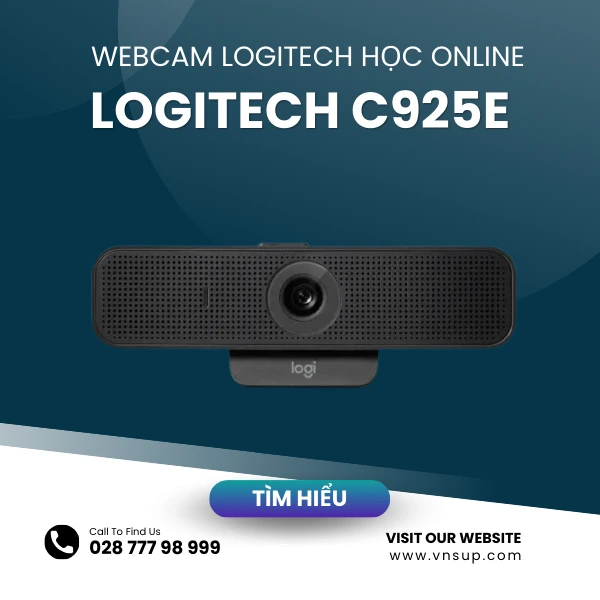 Webcam Logitech học online C925E