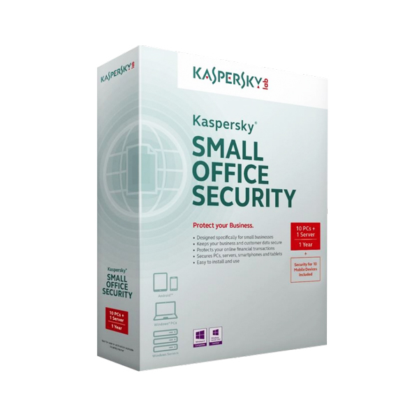 kaspersky small office security 1 server + 10 pc