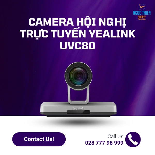 Camera hội nghị trực tuyến Yealink UVC80