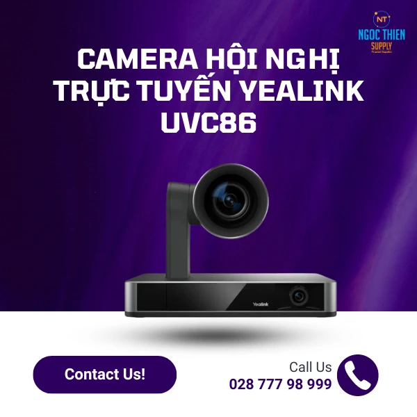 Camera hội nghị trực tuyến Yealink UVC86