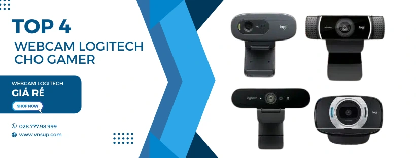 Top 4 webcam Logitech cho gamer