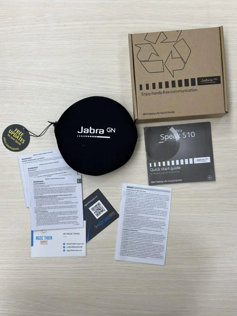 Unbox loa hội nghị Jabra 510 MS