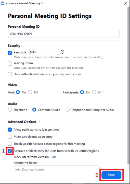 sửa lỗi 1142 trên zoom 03