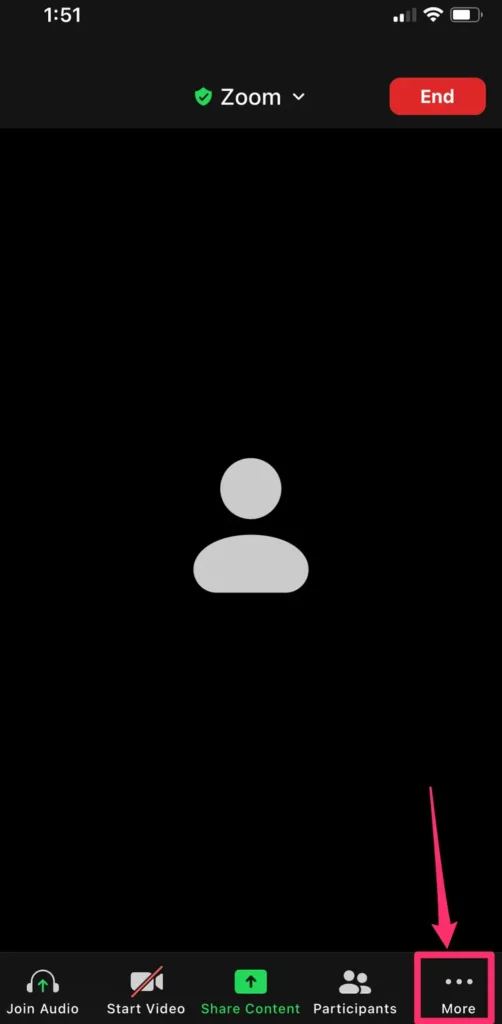 Ghi lại cuộc họp Zoom bằng điện thoại