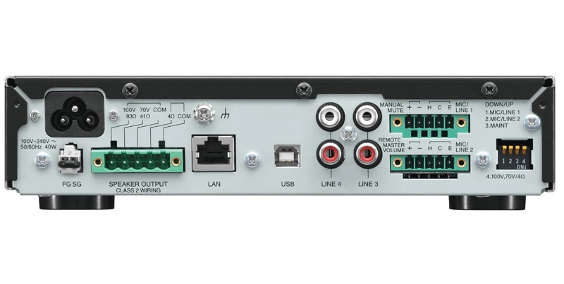 thông số kỹ thuật tăng âm số amply mixer 120w toa a-5012