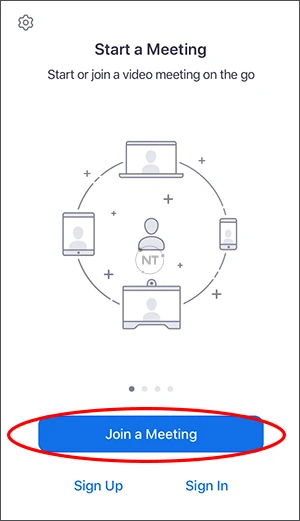 cách đăng nhập Zoom trên điện thoại